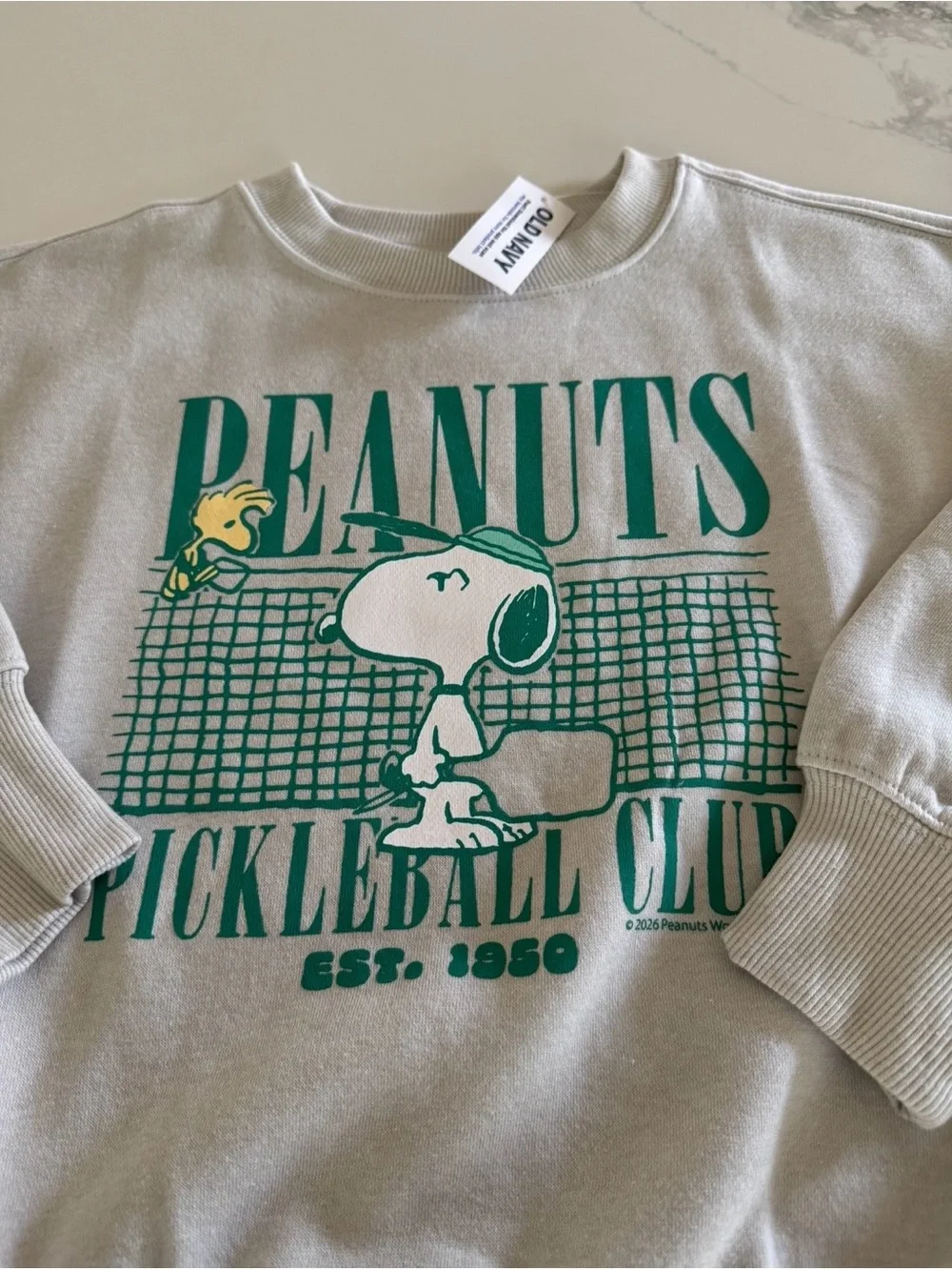 Peanuts Snoopy Girls Oversized Sweatshirt 10-12 (L)